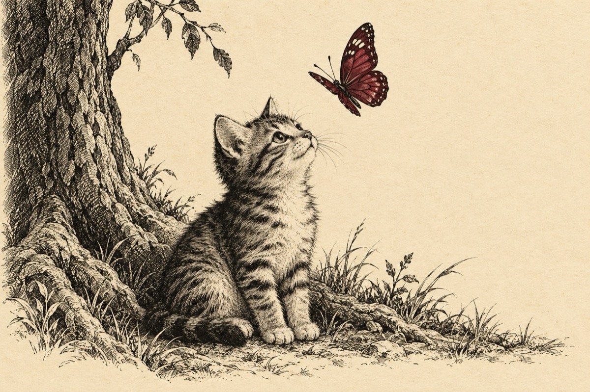 Ilustrație pentru poezia „Cu părere de rău”