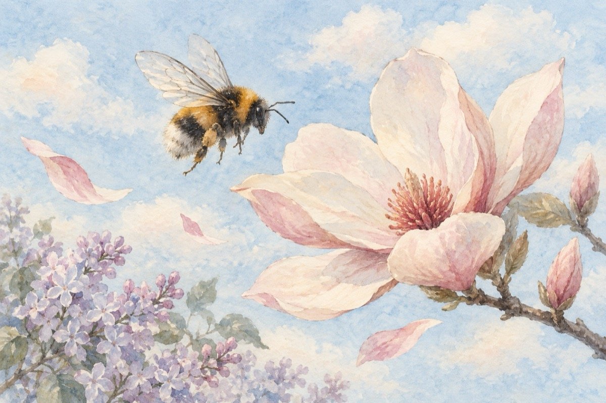 Ilustrație pentru poezia „Florar”