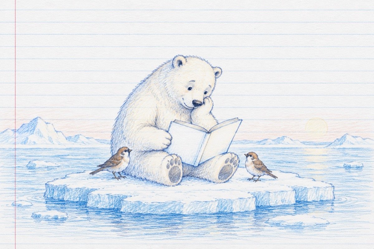 Ilustrație pentru poezia „Huța Vrăbiuța și Țoi Vrăbioi”