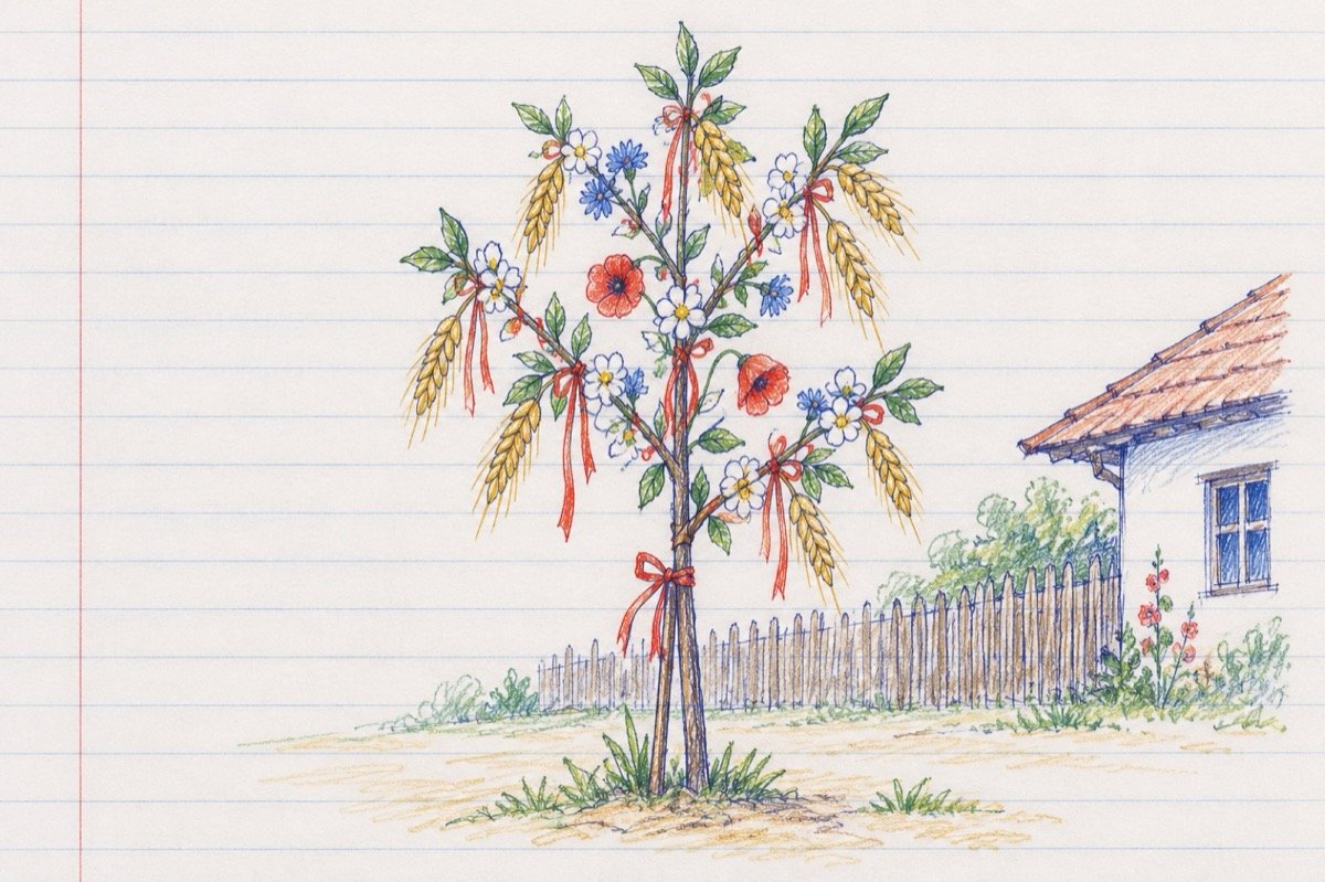 Ilustrație pentru poezia „Încă una de 1 mai”