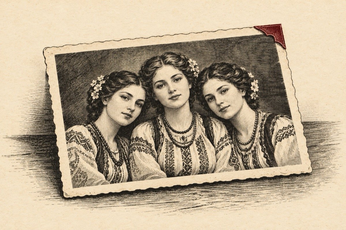 Ilustrație pentru poezia „La fotografie”