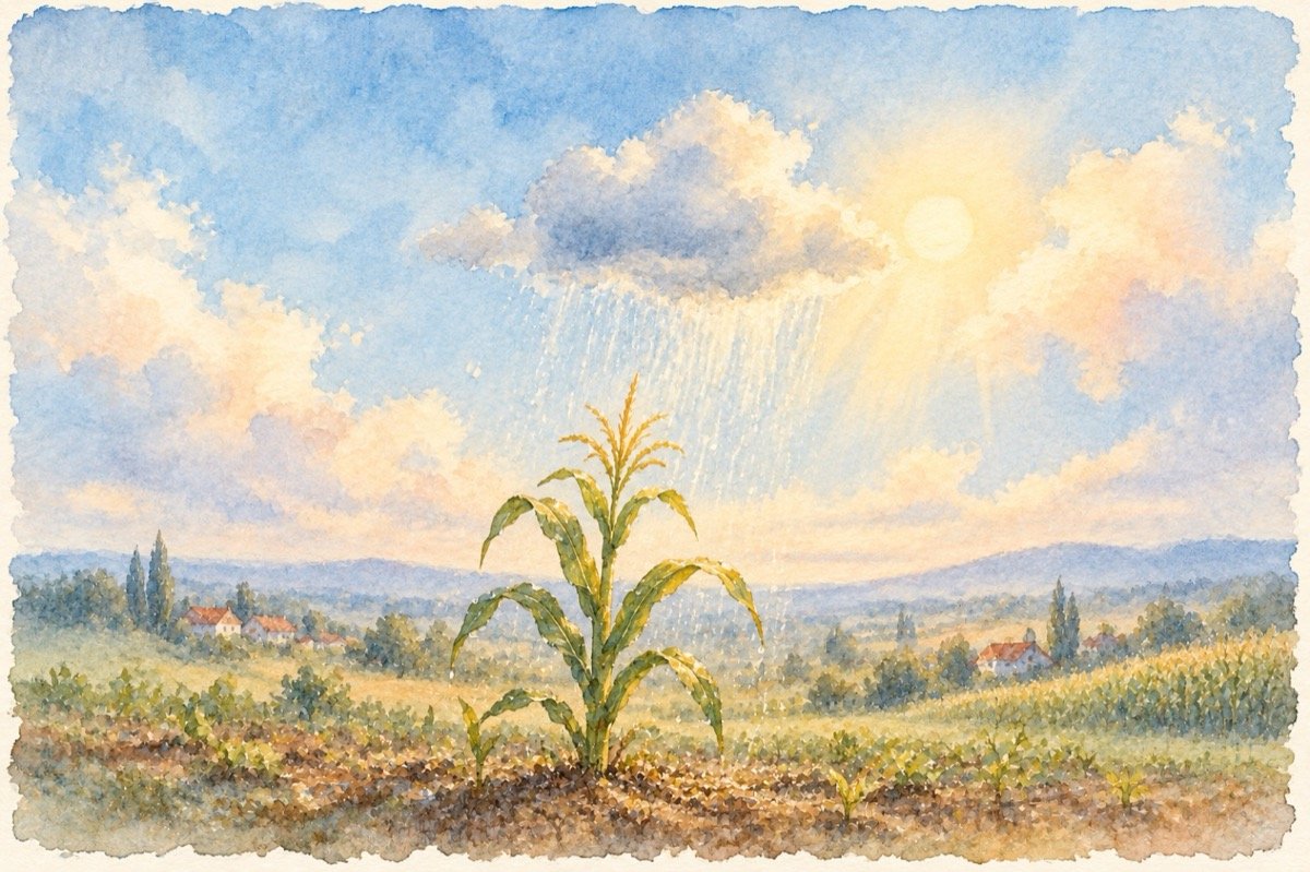 Ilustrație pentru poezia „Natura”